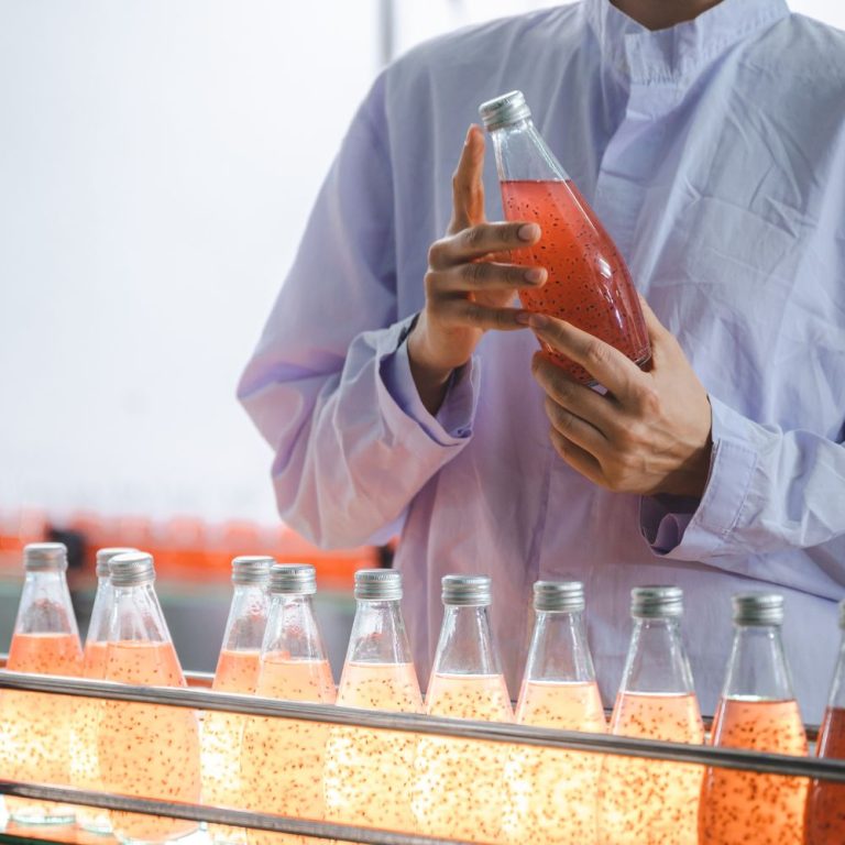 Removes color, taste, and organic compounds from liquids to ensure consistent flavor and clarity in food and beverages.