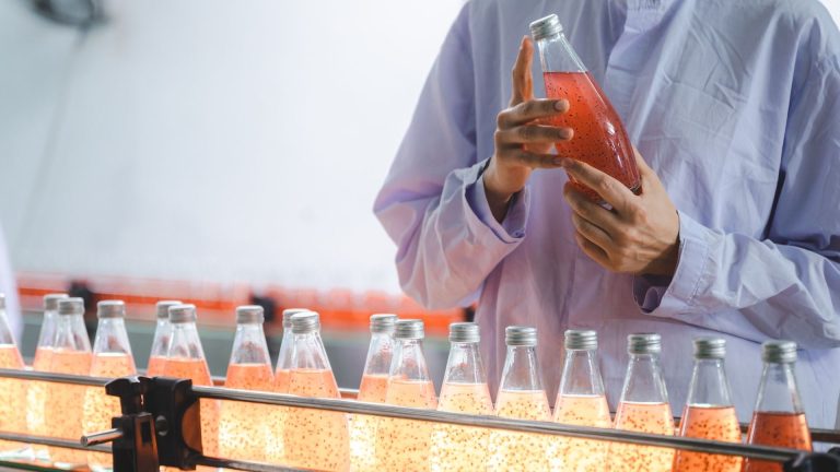 Removes color, taste, and organic compounds from liquids to ensure consistent flavor and clarity in food and beverages.